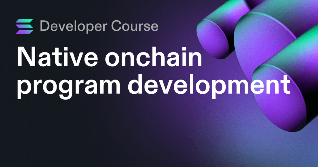 Native onchain program development